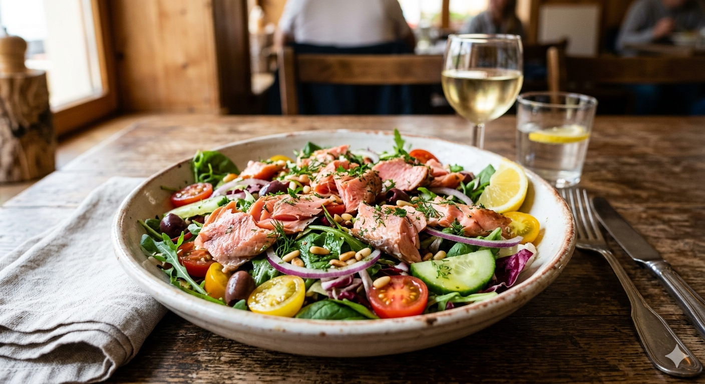 Insalatina di Trota Affumicata (Smoked Trout Salad)