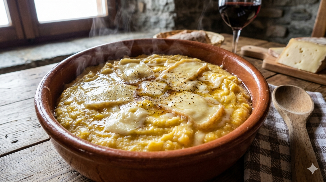 Polenta Concia (Cheesy Polenta)